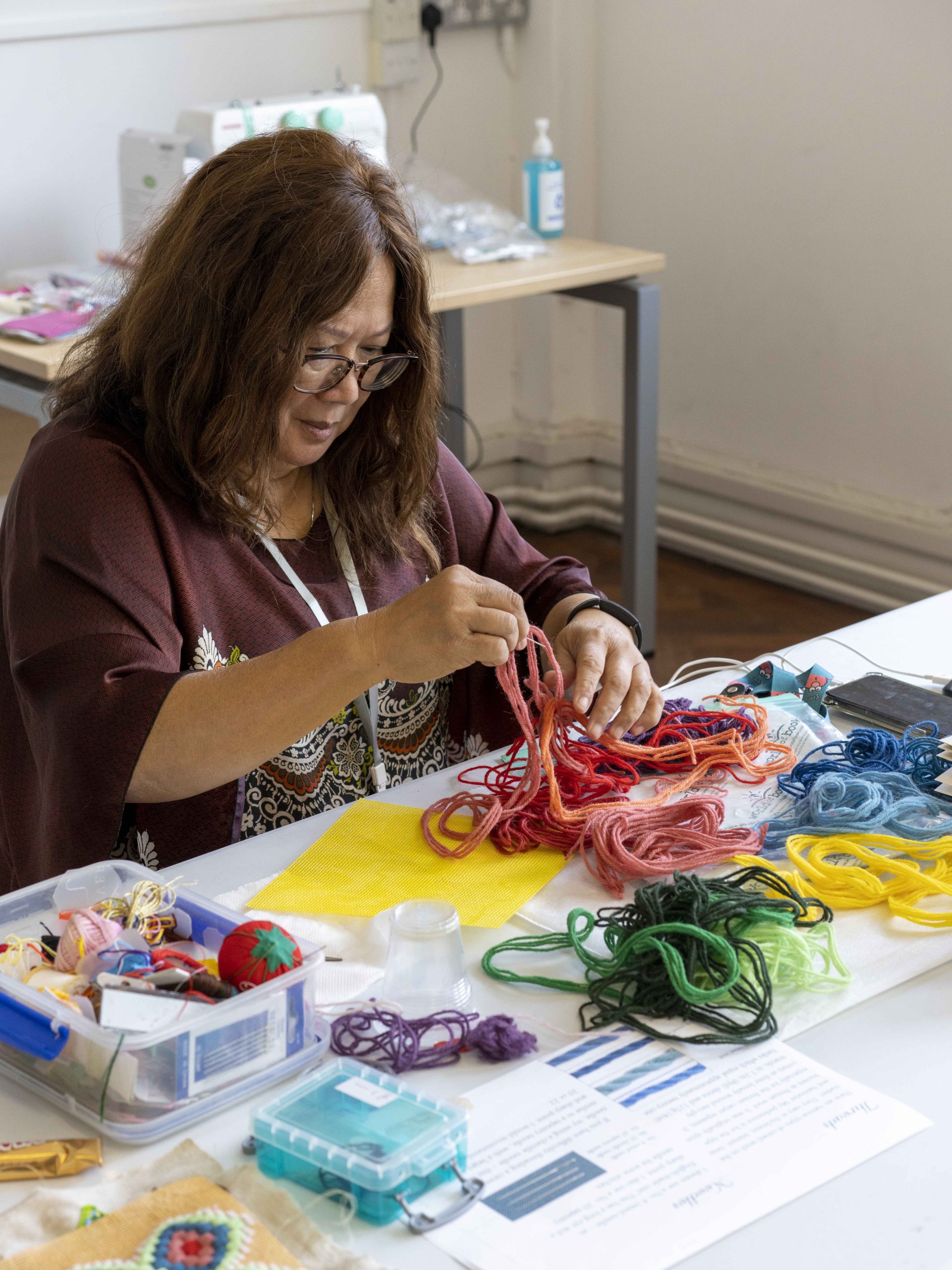 Cecilia Charlton, Mammoth Loop textile workshops, SPACE ILFORD 2021