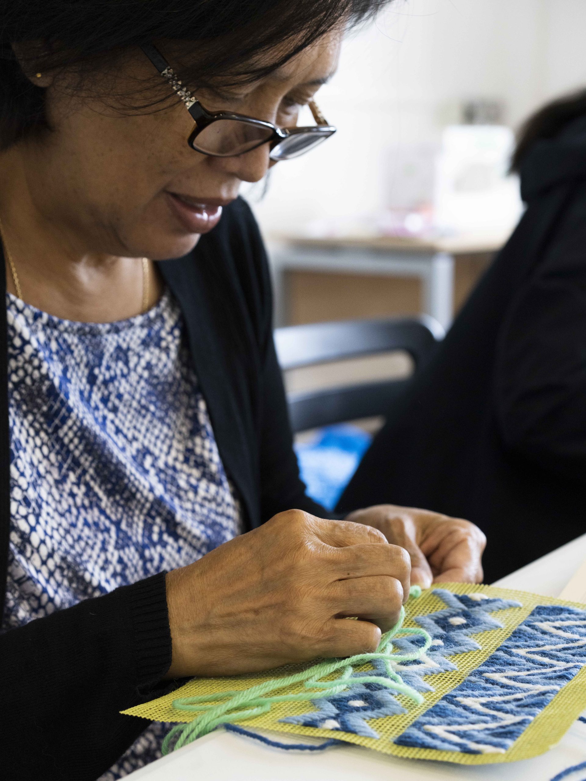 Cecilia Charlton, Mammoth Loop textile workshops, SPACE ILFORD 2021